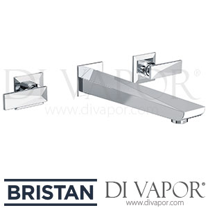 Bristan EBY 3HWMBAS C Ebony 3 Hole Wall Mounted Basin Mixer Bathroom Tap Spare Parts